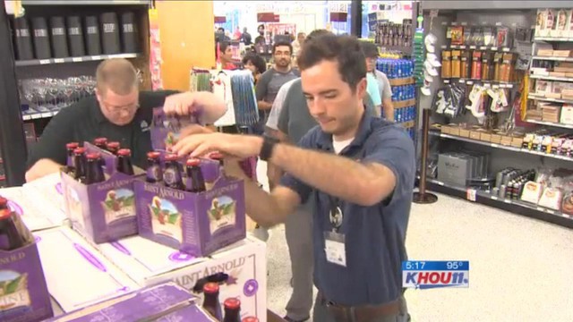 KHOU Channel 11 Coverage of Saint Arnold Divine Reserve No. 12 Launch